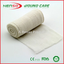 HENSO Hot Sale Elastic Bleached Thick PBT Bandage